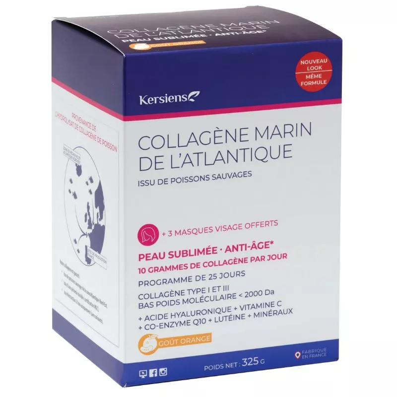 Collagène marin de Bretagne Kersiens - Peau sublimée - 300g