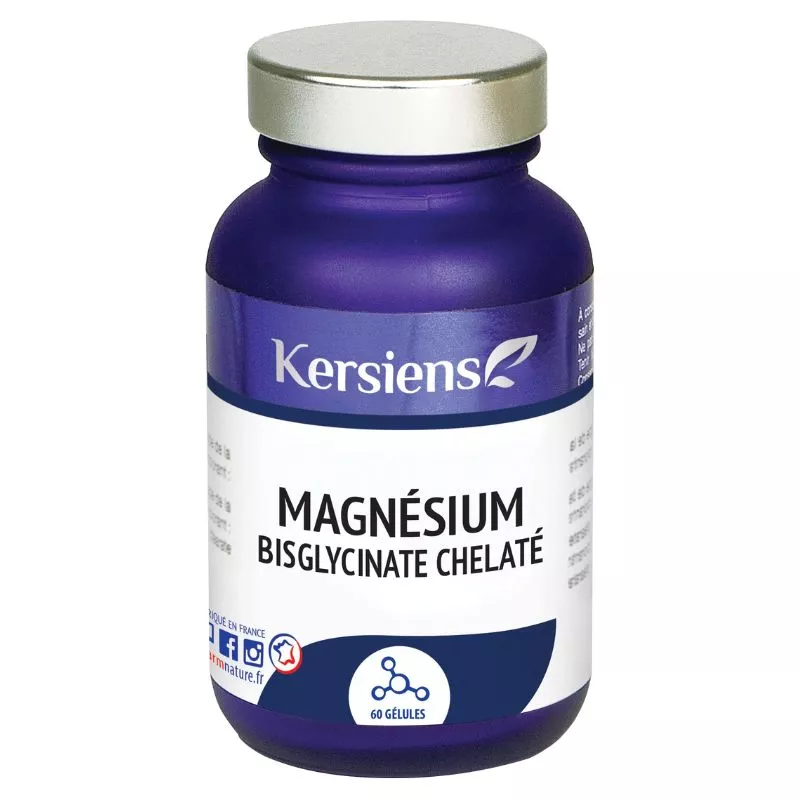 Magnésium Bisglycinate chélaté Kersiens - 60 gélules