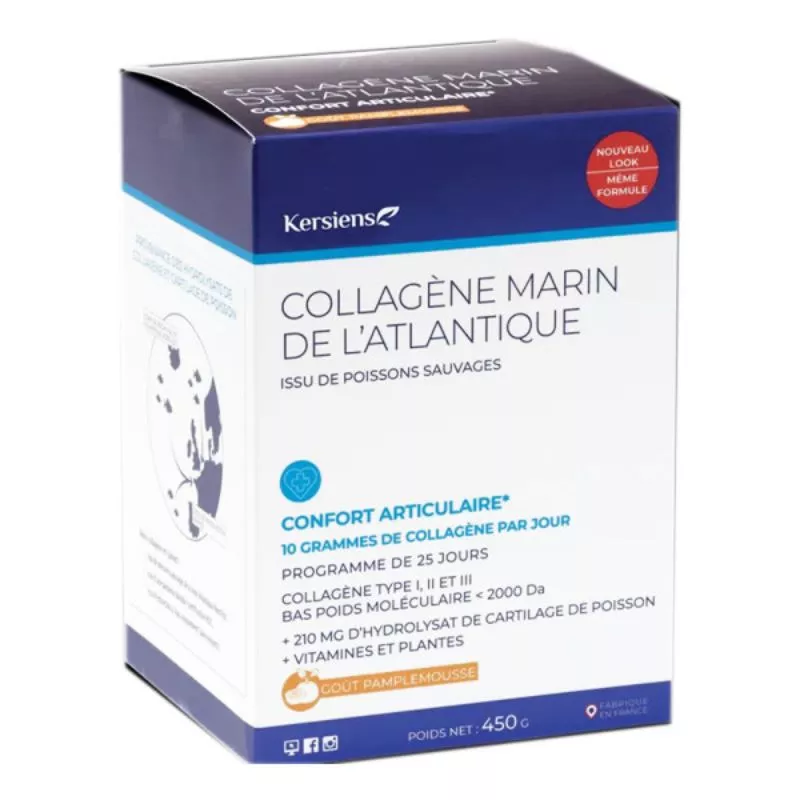 Collagène marin de Bretagne Kersiens - Confort Articulaire - 450g