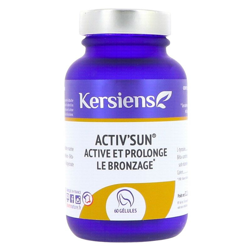 Activ'Sun Solaire Kersiens - Active et prolonge le bronzage - 60 comprimés
