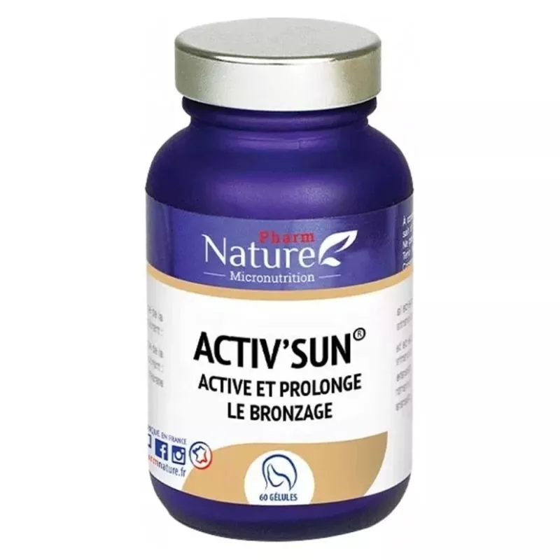 Activ'Sun Solaire Kersiens - Active et prolonge le bronzage - 60 gélules