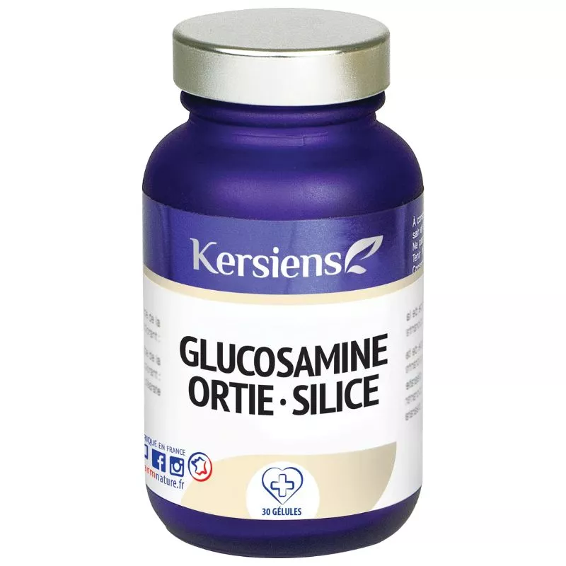 Glucosamine Ortie Silice Kersiens - Souplesse articulaire - 30 gélules