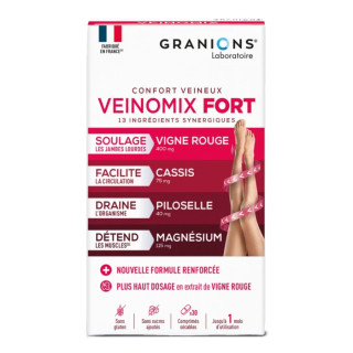 Veinomix Granions - Confort veineux - 30 comprimés