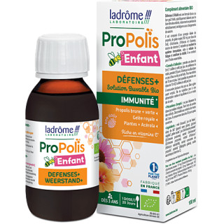 Sirop Défenses et vitalité Bio Ladrôme Propolis enfant - 100ml