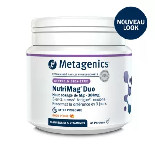 NutriMag Duo Metagenics - Stress, fatigue & tensions - 45 portions
