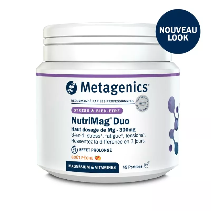 NutriMag Duo Metagenics - Stress, fatigue & tensions - 45 portions