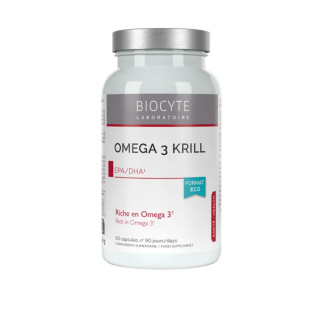 Omega 3 Krill Biocyte Longevity - Fonction cardiaque normale - 90 capsules