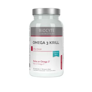 Omega 3 Krill Biocyte Longevity - Fonction cardiaque normale - 90 capsules