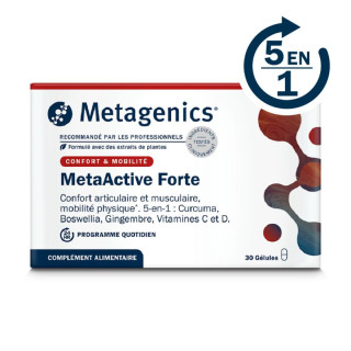 MetaActive Forte Metagenics - Confort articulaire et musculaire - 30 gélules