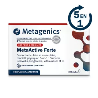 MetaActive Forte Metagenics - Confort articulaire et musculaire - 30 gélules
