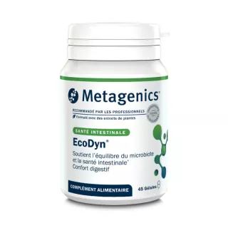 EcoDyn Metagenics - Microbiote intestinal et confort digestif - 45 comprimés