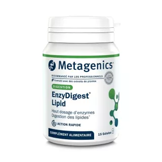 EnzyDigest Lipid Metagenics - Soutient la digestion des lipides - 15 gélules