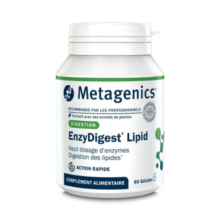 EnzyDigest Lipid Metagenics - Soutient la digestion des lipides - 60 gélules