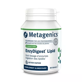 EnzyDigest Lipid Metagenics - Soutient la digestion des lipides - 60 gélules