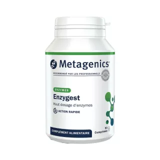 EnzyGest Metagenics - Complexe d’enzymes - 90 gélules