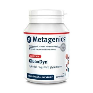 GlucoDyn Metagenics - Maintien de la glycémie - 90 comprimés