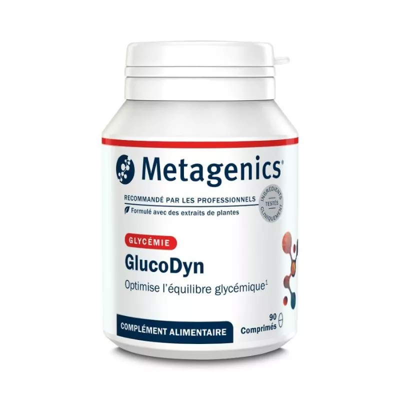 GlucoDyn Metagenics - Maintien de la glycémie - 90 comprimés