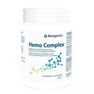 Hemo-Complex Metagenics - Soutient la formation de globules rouges - 60 comprimés