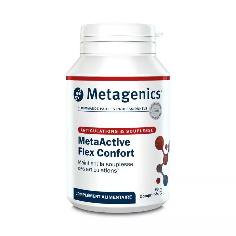 MetaActive Flex Confort Metagenics - Cartilage & articulations - 90 comprimés