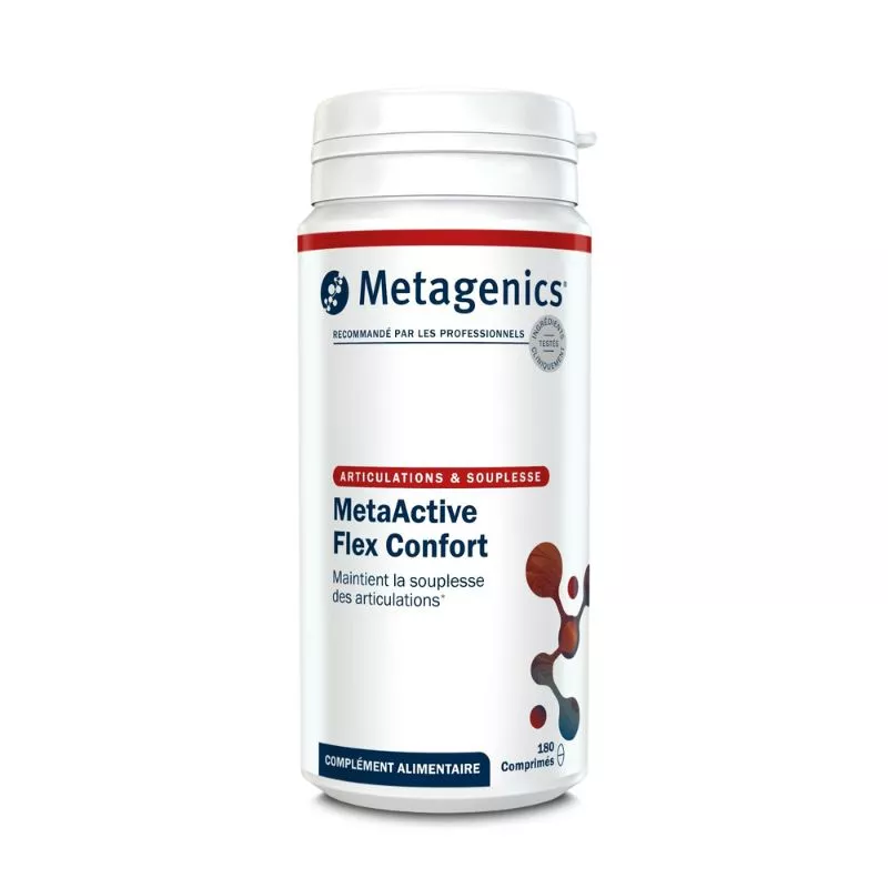 MetaActive Flex Confort Metagenics - Cartilage & articulations - 180 comprimés