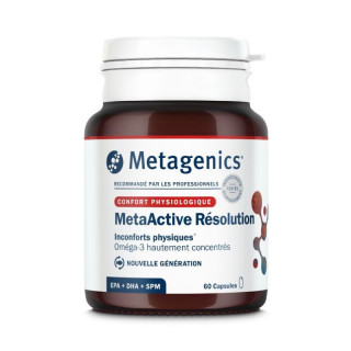 MetaActive Résolution Metagenics - Inconforts physiques - 60 capsules