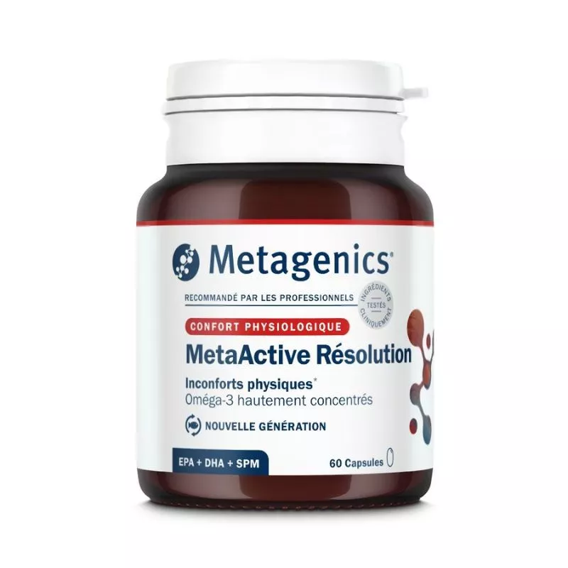 MetaActive Résolution Metagenics - Inconforts physiques - 60 capsules
