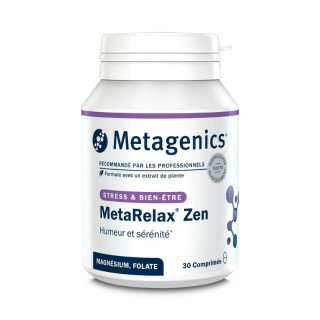 MetaRelax Zen Metagenics - Humeur & sérénité - 30 comprimés