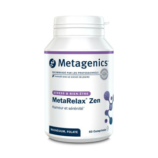 MetaRelax Zen Metagenics - Humeur & sérénité - 60 comprimés
