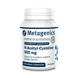 N-Acétyl-Cysteine 500 mg Metagenics - 90 gélules