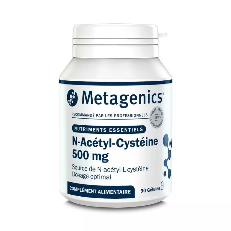 N-Acétyl-Cysteine 500 mg Metagenics - 90 gélules