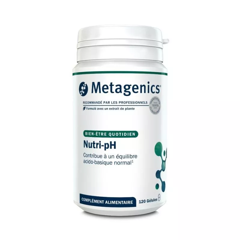 Nutri-pH Metagenics - Équilibre acide-base normal - 120 gélules