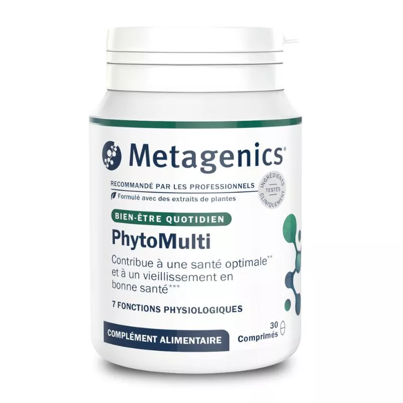 PhytoMulti Metagenics - Multivitamines & antioxydants - 30 comprimés