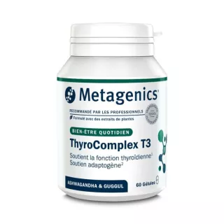 ThyroComplex T3 Metagenics - Fonction thyroïdienne - 60 gélules