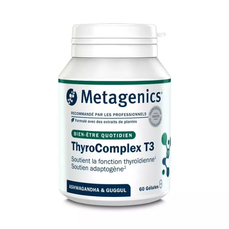 ThyroComplex T3 Metagenics - Fonction thyroïdienne - 60 gélules