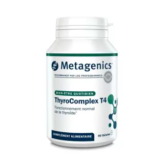 ThyroComplex T4 Metagenics - Fonction de la thyroïde - 90 gélules