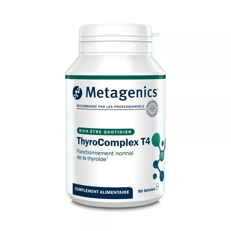 ThyroComplex T4 Metagenics - Fonction de la thyroïde - 90 gélules