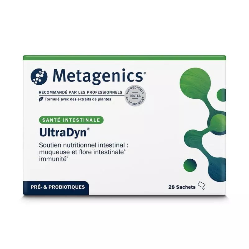 UltraDyn Metagenics - Soutien nutritionnel intestinal - 28 sachets