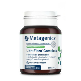 UltraFlora Complete Metagenics - Équilibre intestinal - 30 gélules