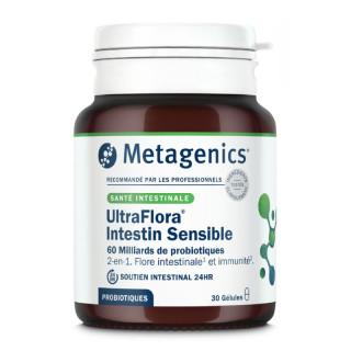 UltraFlora Intestin Sensible Metagenics - Santé intestinale - 30 gélules