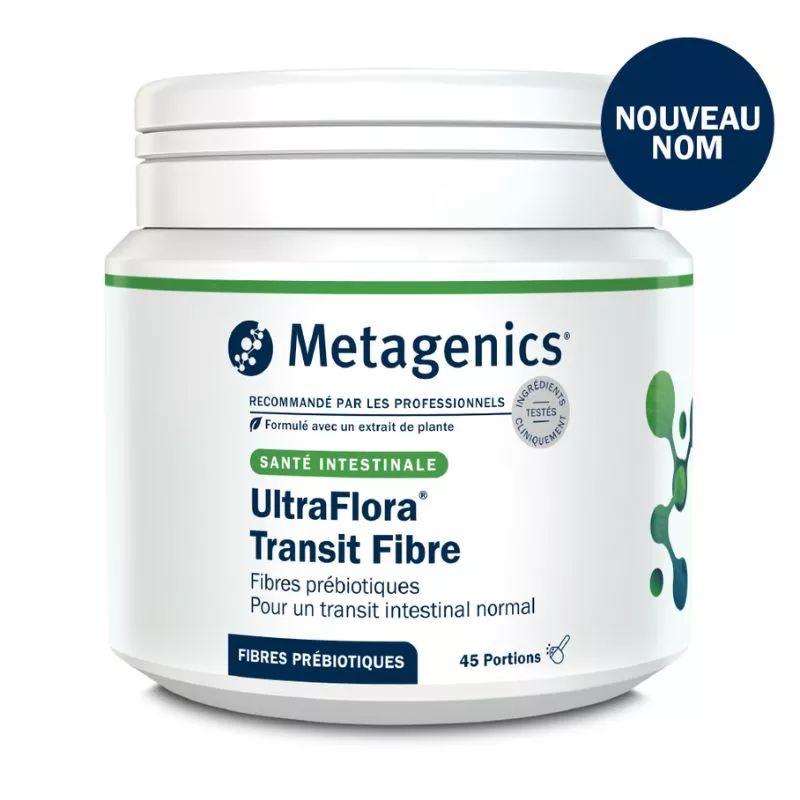 UltraFlora Transit Fibre Metagenics - Prébiotiques - 45 portions