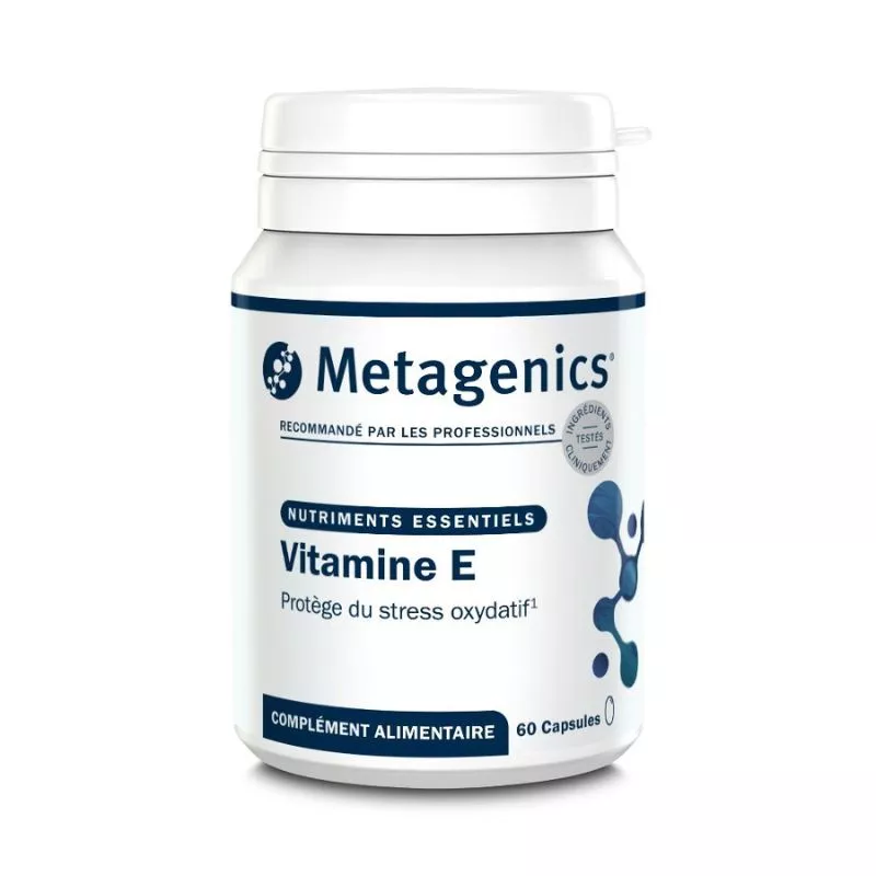 Vitamine E Metagenics - Stress oxydatif - 60 capsules