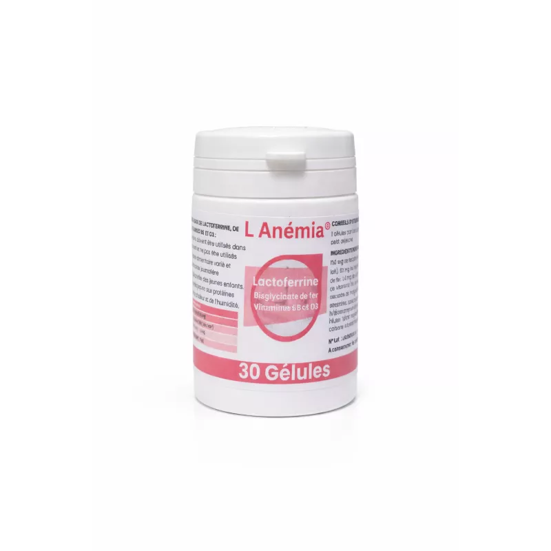 L-Anemia Health Prevent - Vitamines et vitallité - 30 gélules