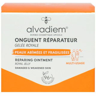 Baume réparateur Onguent Alvadiem - Craquelures, gerçures et callosités - 50ml