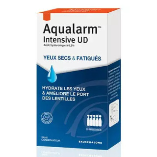 Aqualarm Intensive UD Bausch + Lomb - Sécheresse oculaire - 30 x 0.5ml