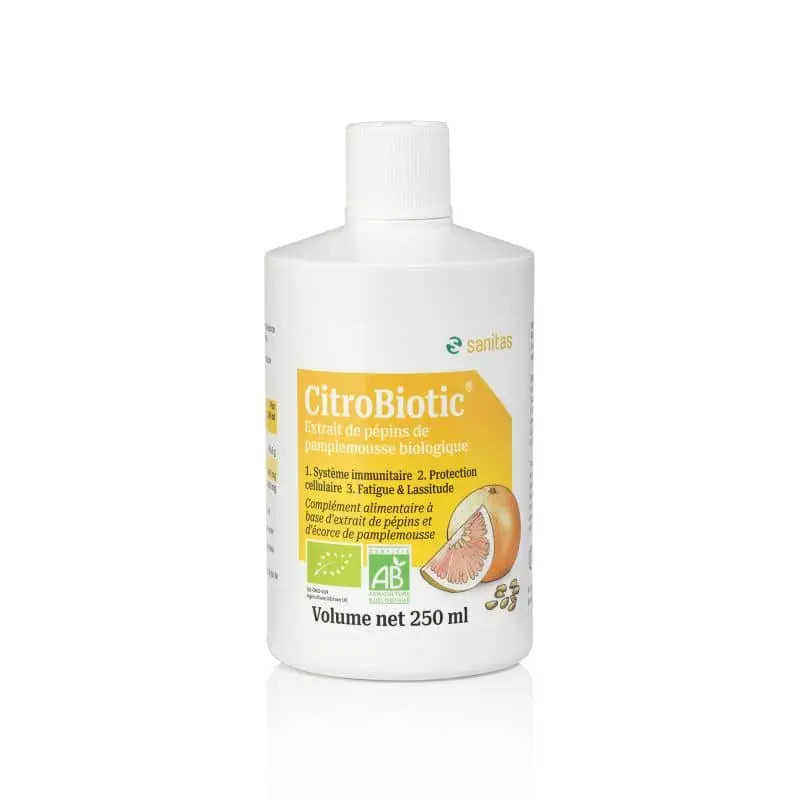 Extrait de pépins de pamplemousse Bio Citrobiotic  - 250ml