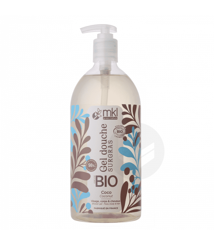 Gel Douche Sorbet Coco MKL - Douceur naturelle pour toute la famille