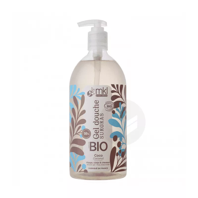 Gel Douche Sorbet Coco MKL - Douceur naturelle pour toute la famille