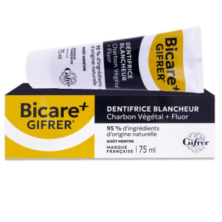 Bicare Gifrer plus dentifrice charbon - 75ml