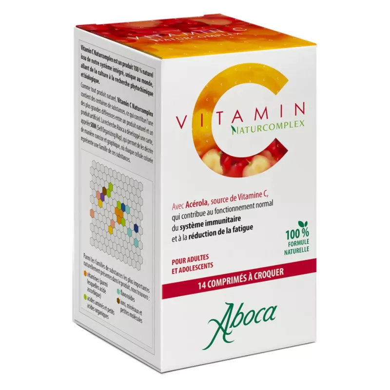 Vitamin C Naturcomplex Aboca - Système immunitaire & réduction de la fatigue - 14 comprimés à croquer