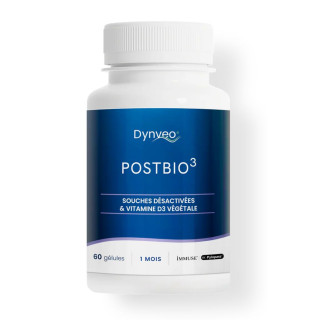Complexe Postbiotiques Postbio3 Dynveo - Immunité intestinale - 60 gélules